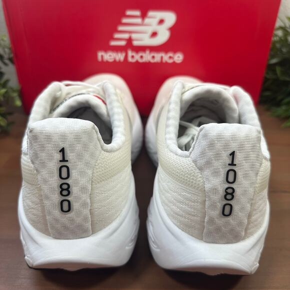 New Balance Men\'s Fresh Foam X 1080v14 White Shoes Size 8.5 main image 5